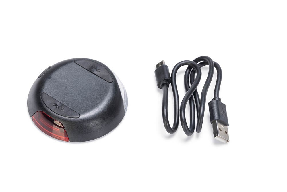Flexi Led System Vario - Veiligheidslampje - Rollijn - Hondenriem accessoire - zwart