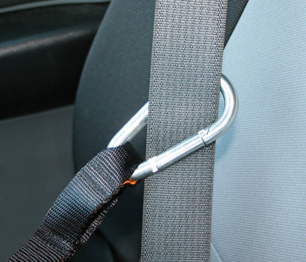 Kurgo Auto Zip Line - Autogordel - Zwart, Oranje