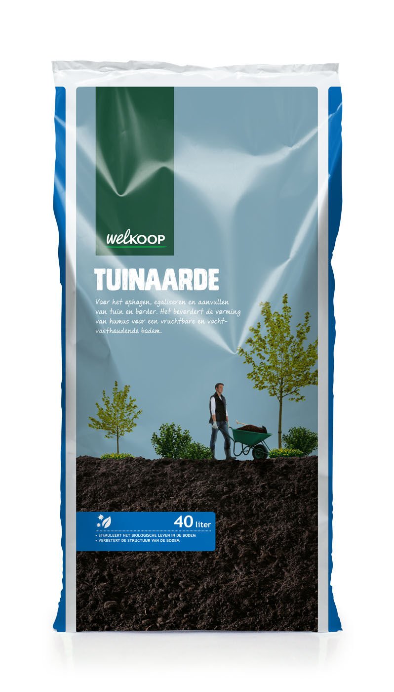 Welkoop Ophooggrond - Tuinaarde 40L Pallet - 60 stuks - 40 Liter