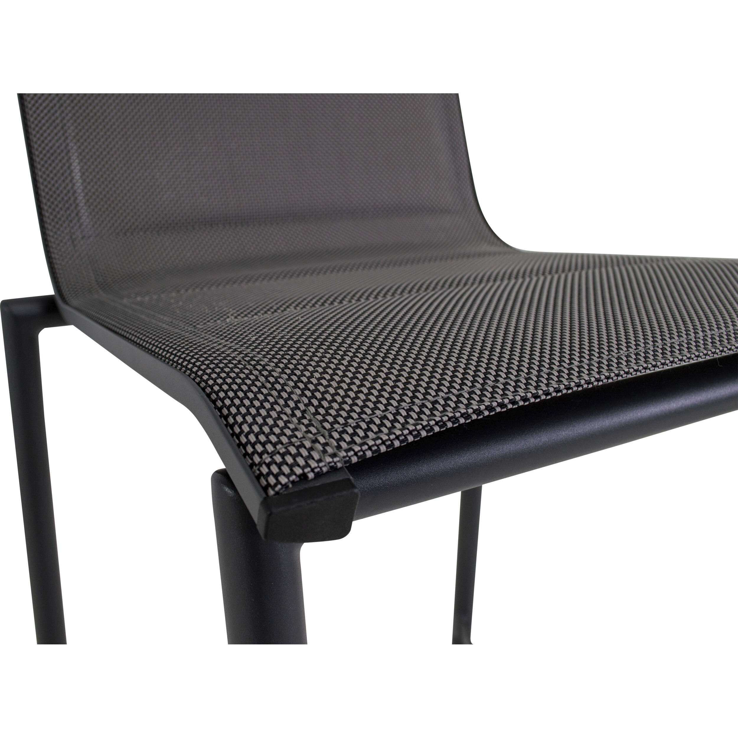 Lesli Living Milazzo - Barstoel - Antraciet - 89x54x52 cm