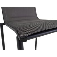 Lesli Living Milazzo - Barstoel - Antraciet - 89x54x52 cm