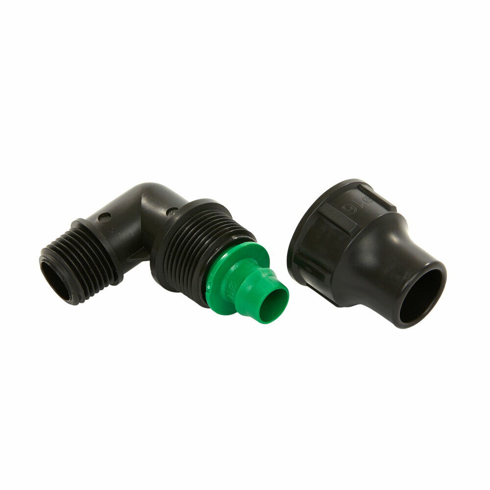 SummerRain Buitendraad - Kniekoppeling - 16 mm