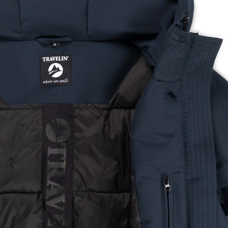 Travelin Ester - Jas - Blauw - 3XL