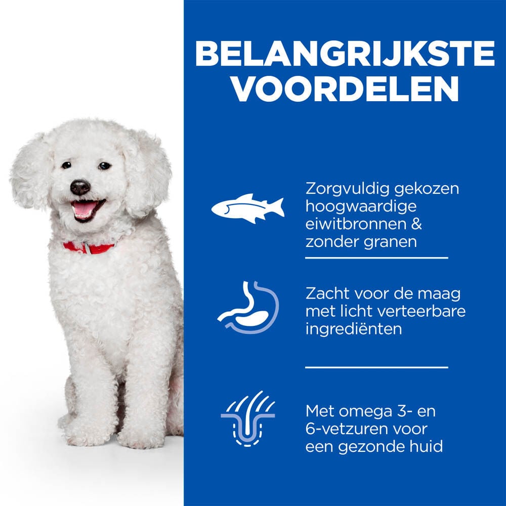 Hill's Science Plan Adult Small & Mini Hypoallergeen - Hondenvoer - 1500 Gram - tonijn, zalm