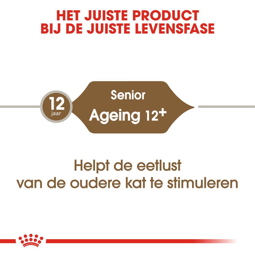 Royal Canin Ageing +12 - Kattenvoer - 0.4 Kilogram - Gevogelte