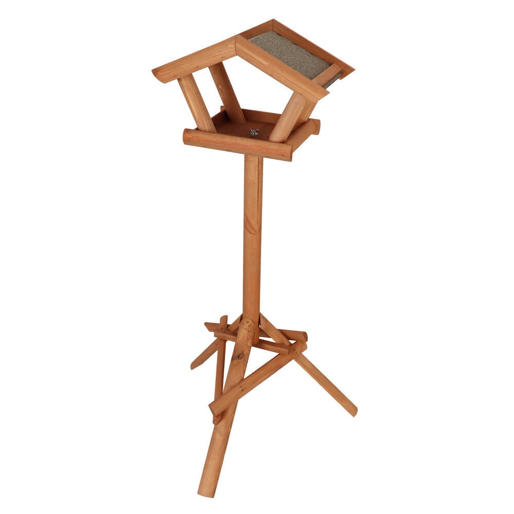 Best for Birds Merel - Voederhuis op paal - Bruin