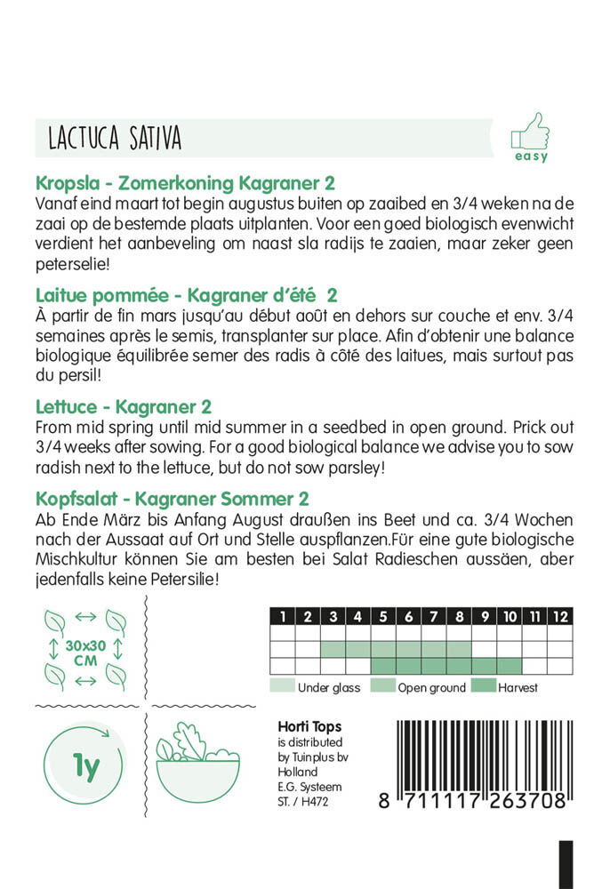 Horti Tops Kagraner Sommer 2 - Kropsla