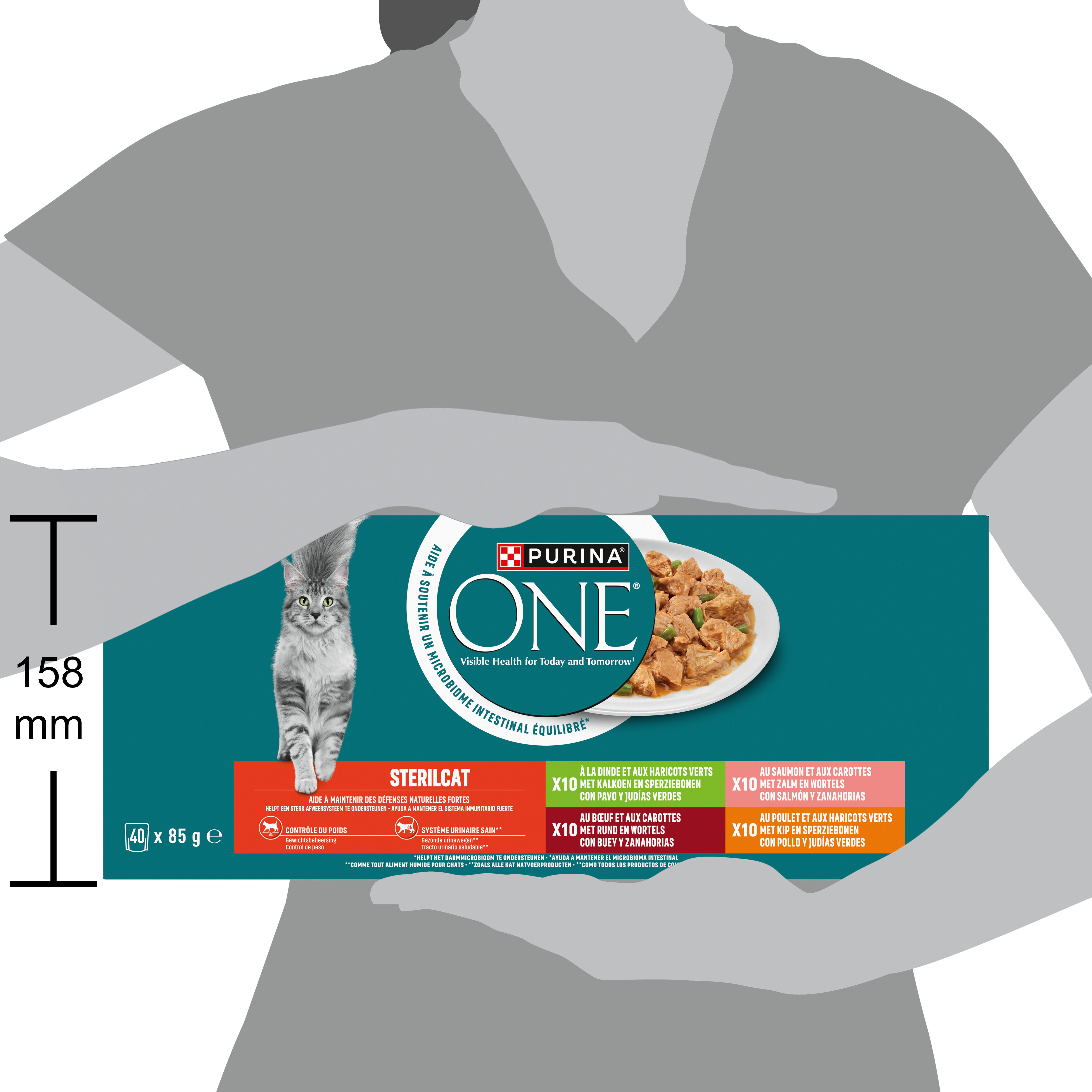 Purina One Sterilcat - Kattenvoer - 40x85 gram - 3400 Gram