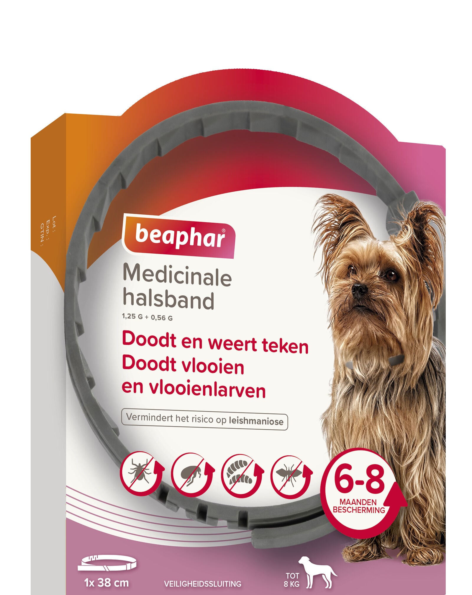 Beaphar Medicinale Halsband - Teken en vlooienband