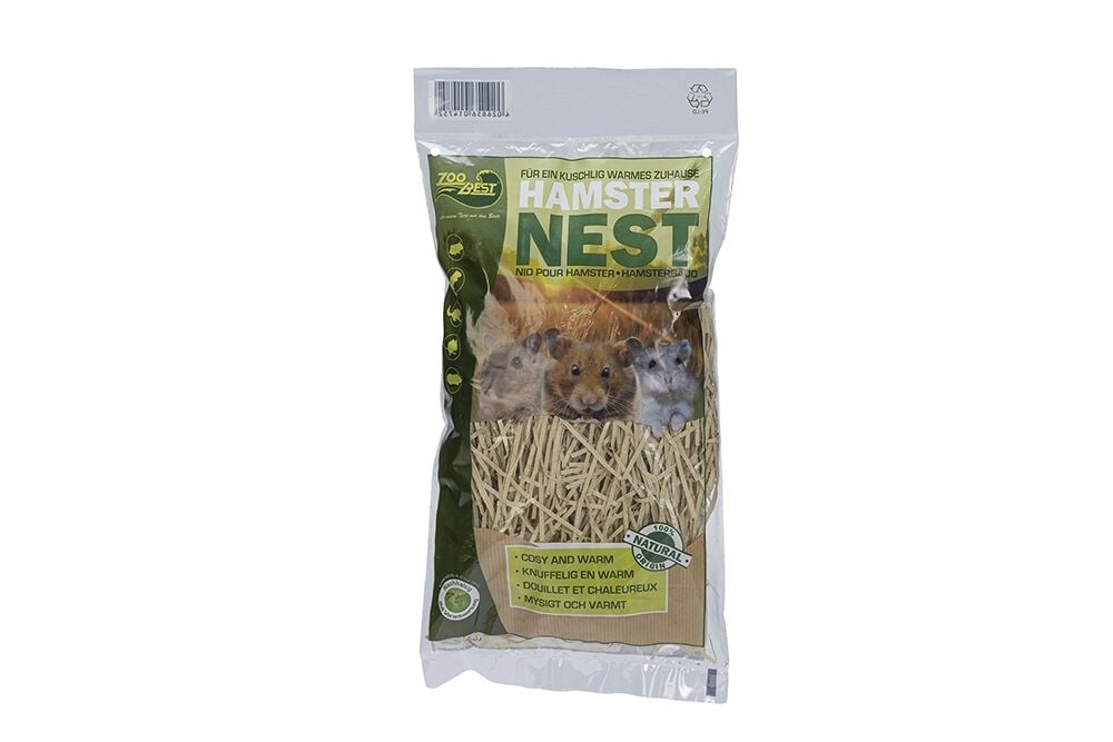 Zoobest Papier - Nestmateriaal - 30 Gram - Bruin Zoobest Papier - Nestmateriaal - 30 Gram - Bruin