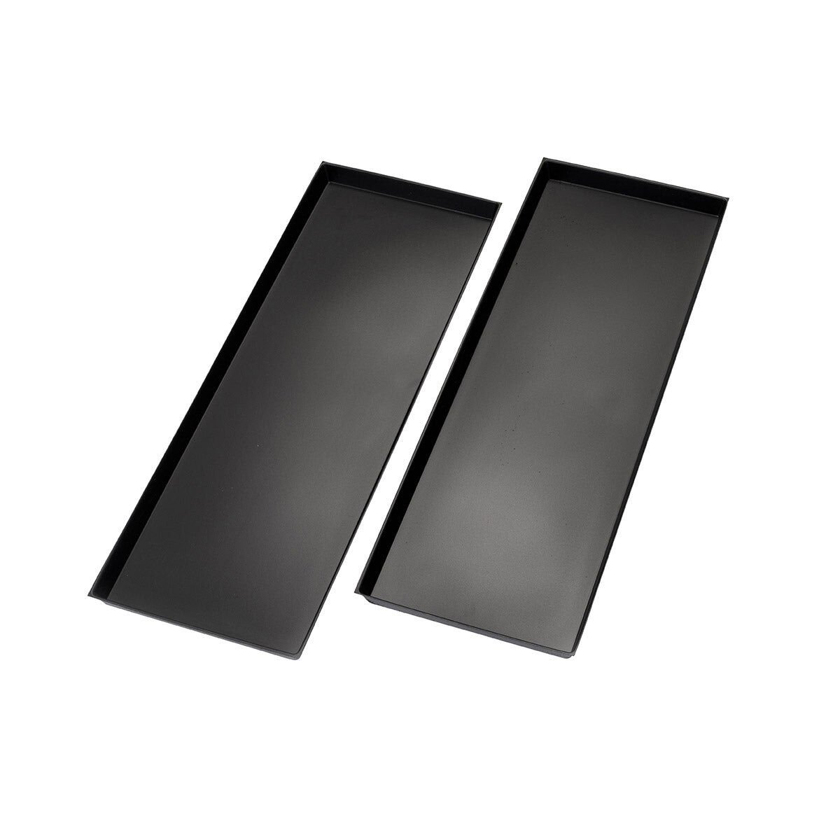 Nestera - Mestlades - Rechthoekig - 2 Stuks - Zwart - M Nestera - Mestlades - Rechthoekig - 2 Stuks - Zwart - M