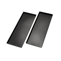 Nestera - Mestlades - Rechthoekig - 2 Stuks - Zwart - M