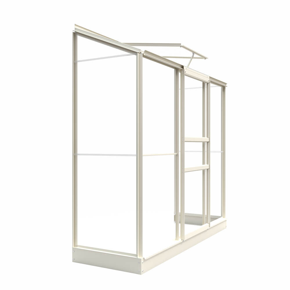 Royal Well Emma II - Muurkas - Wit - 194x194x69 cm - Veiligheidsglas