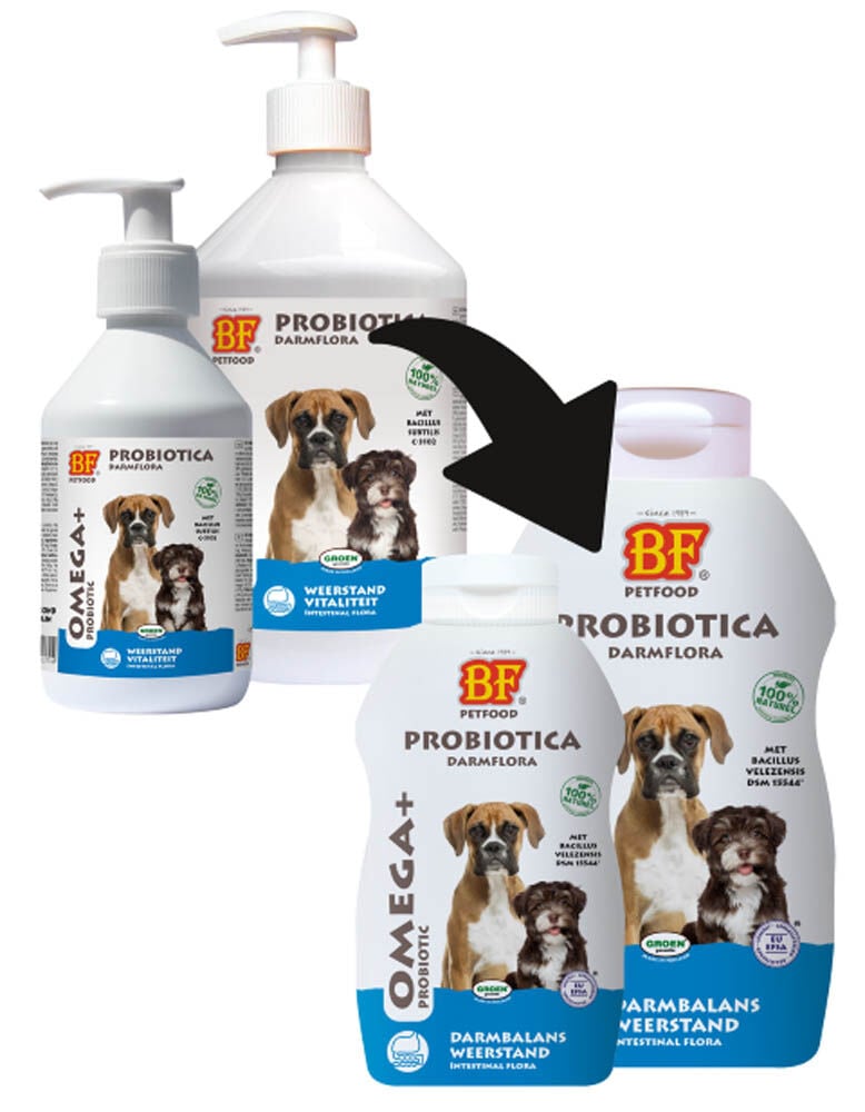 BF Petfood Omega+ Probiotica - Spijsvertering en darmflora Hond - 250 Milliliter - Onbekend