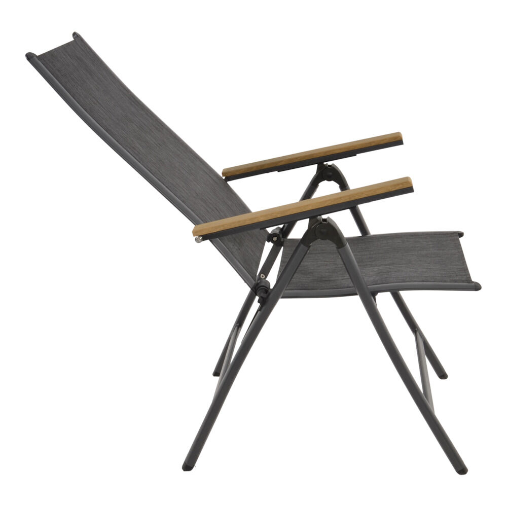 Lesli Living Arezzo - Tuinstoel - Grijs - 1x69x69 cm