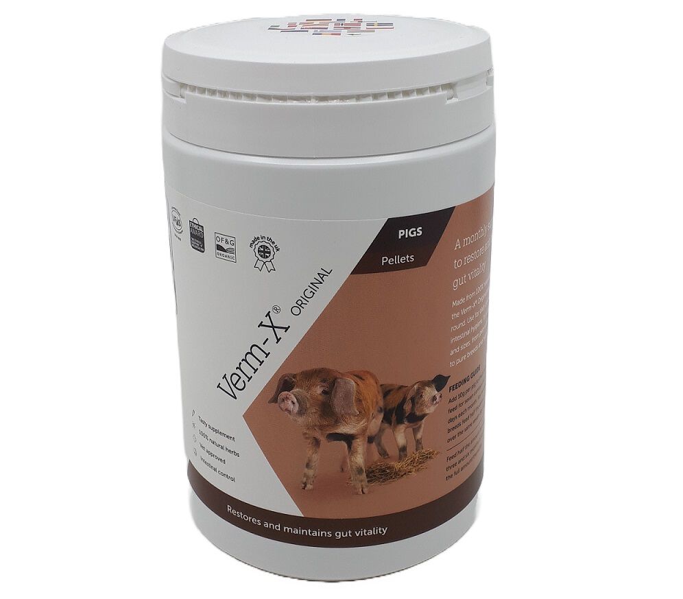 Verm-x Varken brokjes - Maag en darm supplement