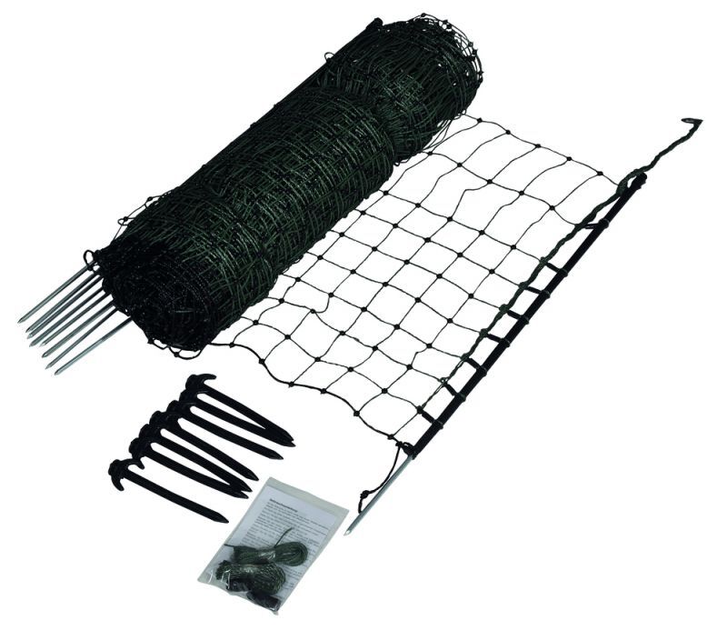 Gallagher Hobbynet - Afrasteringsnetten - 21 cm - 50 Meter - Groen - 90 cm - 2500 cm