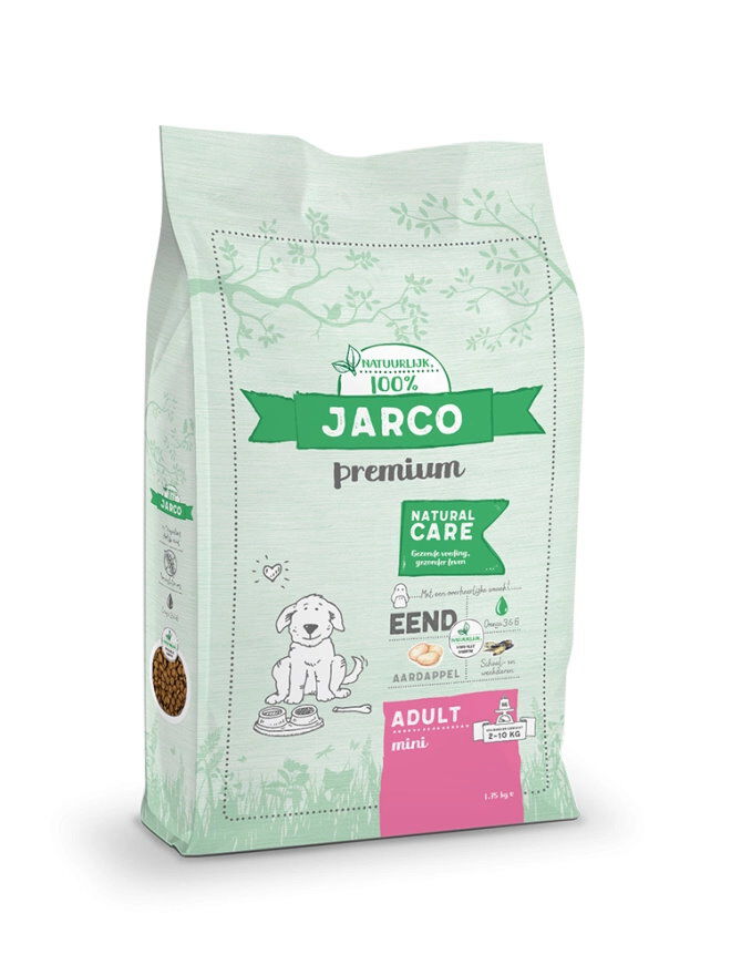 Jarco Dog Mini Adult - Hondenvoer - 10 Kilogram - eend Jarco Dog Mini Adult - Hondenvoer - 10 Kilogram - eend