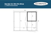 Glorenza Evi - Kattenren - Antraciet - 193x176x207 cm
