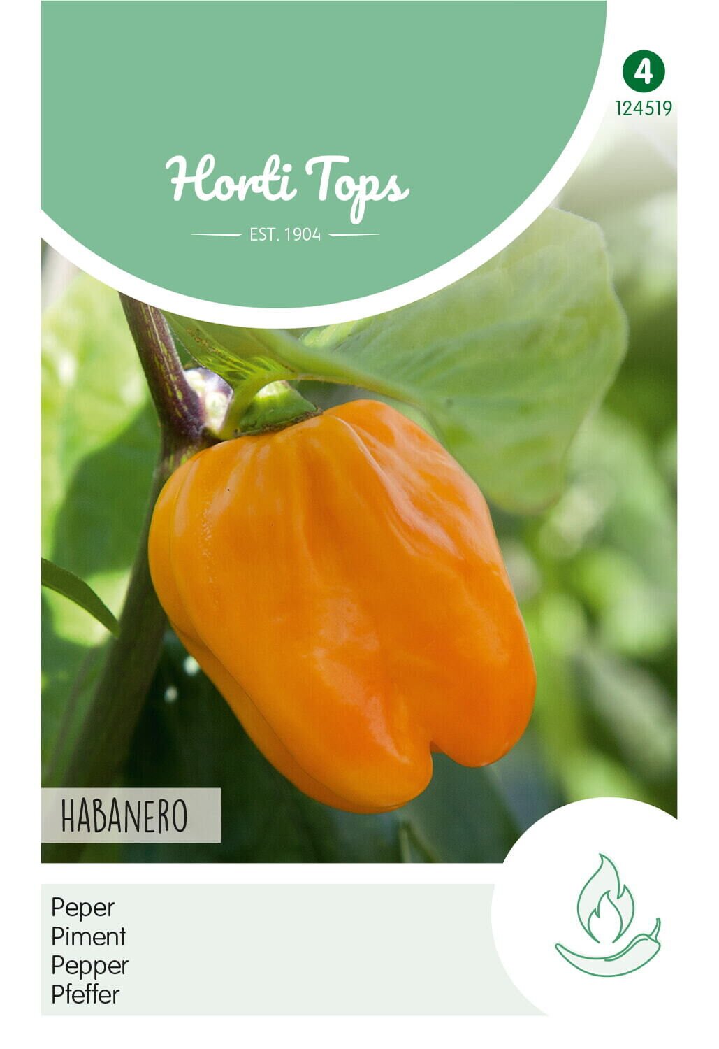 Hortitops Peper Habanero Capsicum chinense - Groentezaden