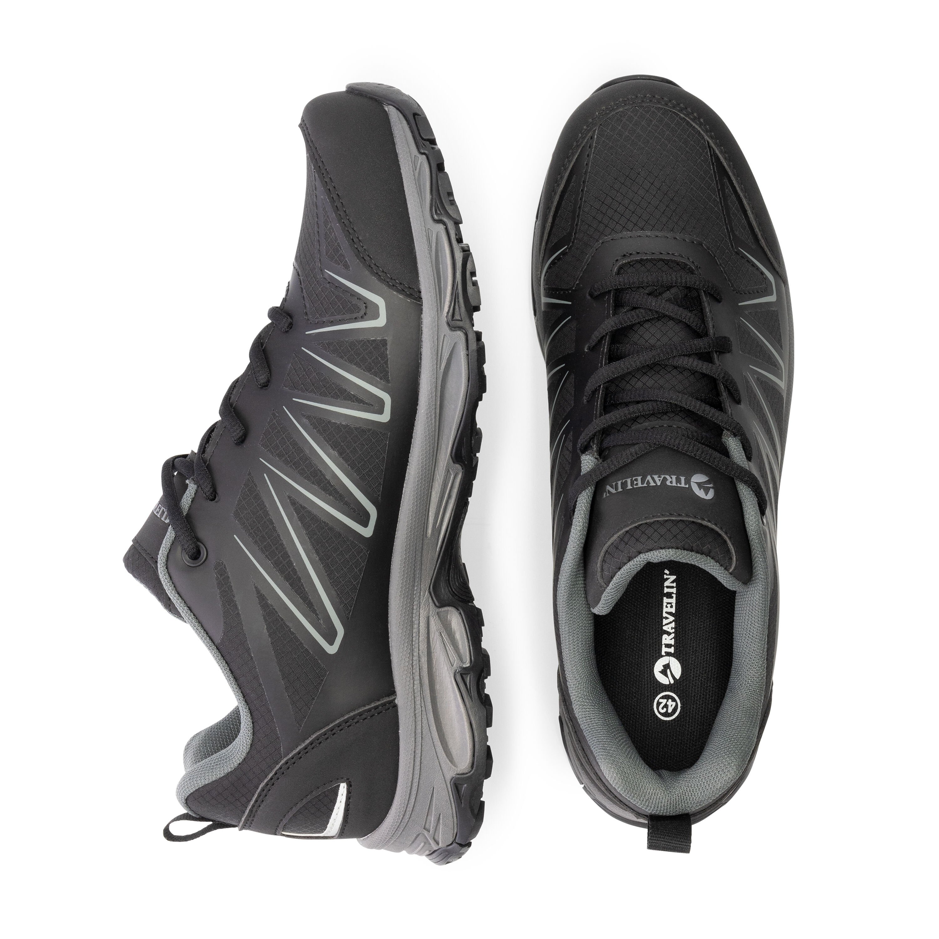 Travelin Nalden - Wandelschoenen - Donkergrijs - 40