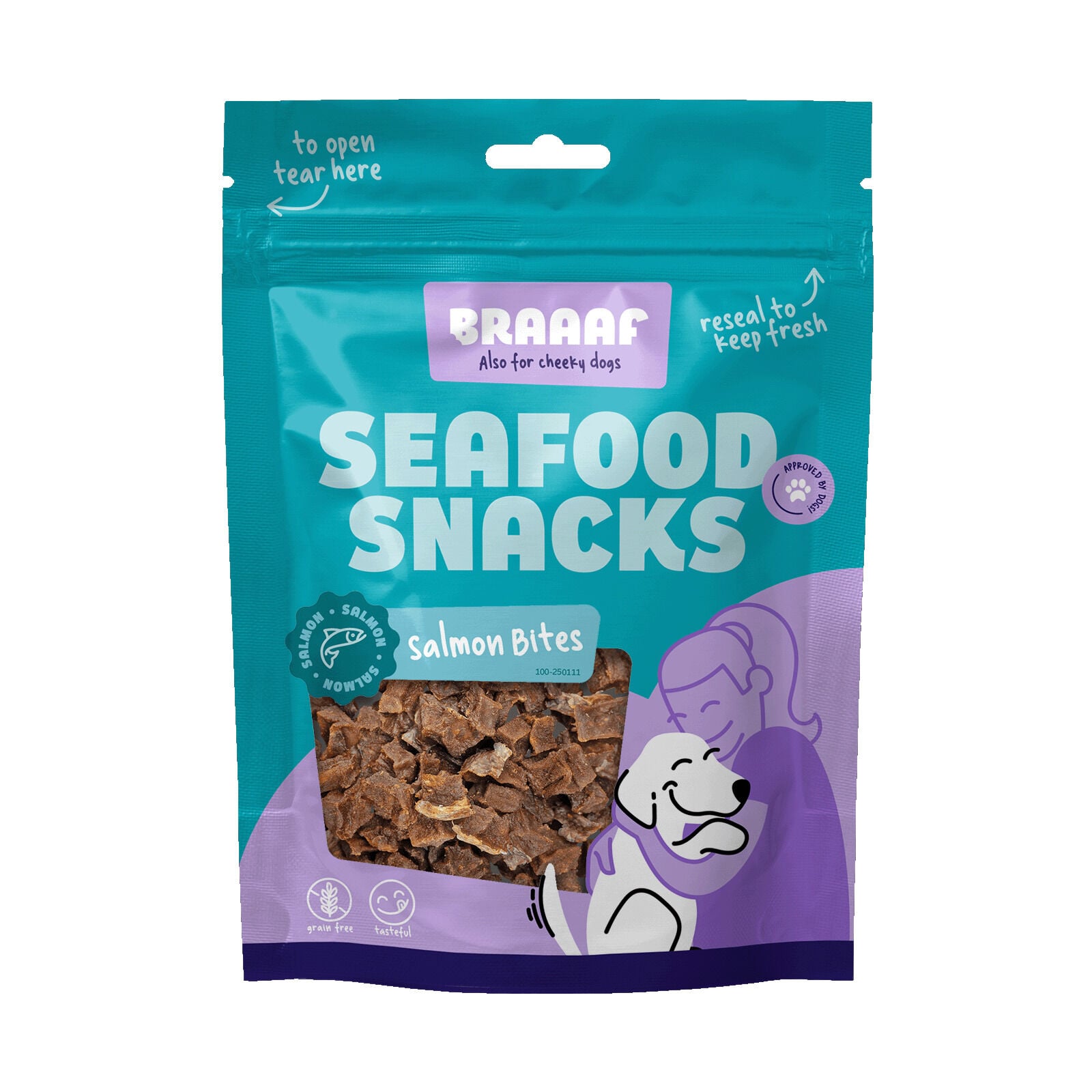 Braaaf Vissnack Bites - Hondensnack Braaaf Vissnack Bites - Hondensnack