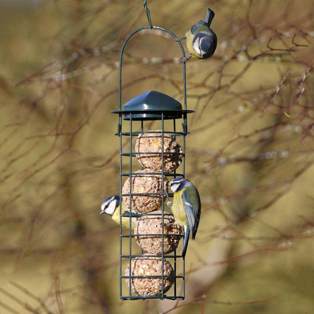 CJ Wildlife Vetbollenhouder Gevuld - Tuinvogel