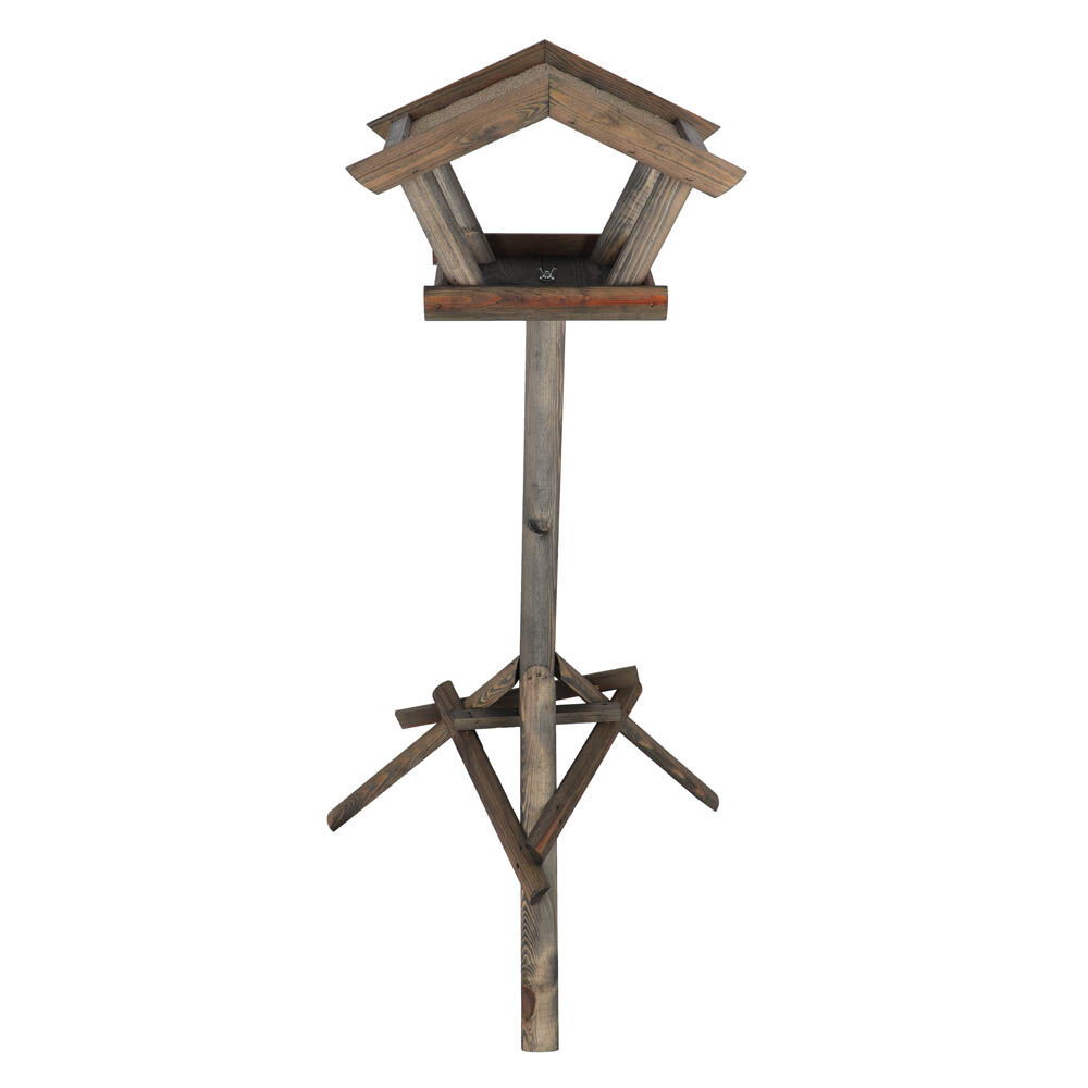 Best for Birds Merel - Voederhuis op paal - Grijs Best for Birds Merel - Voederhuis op paal - Grijs