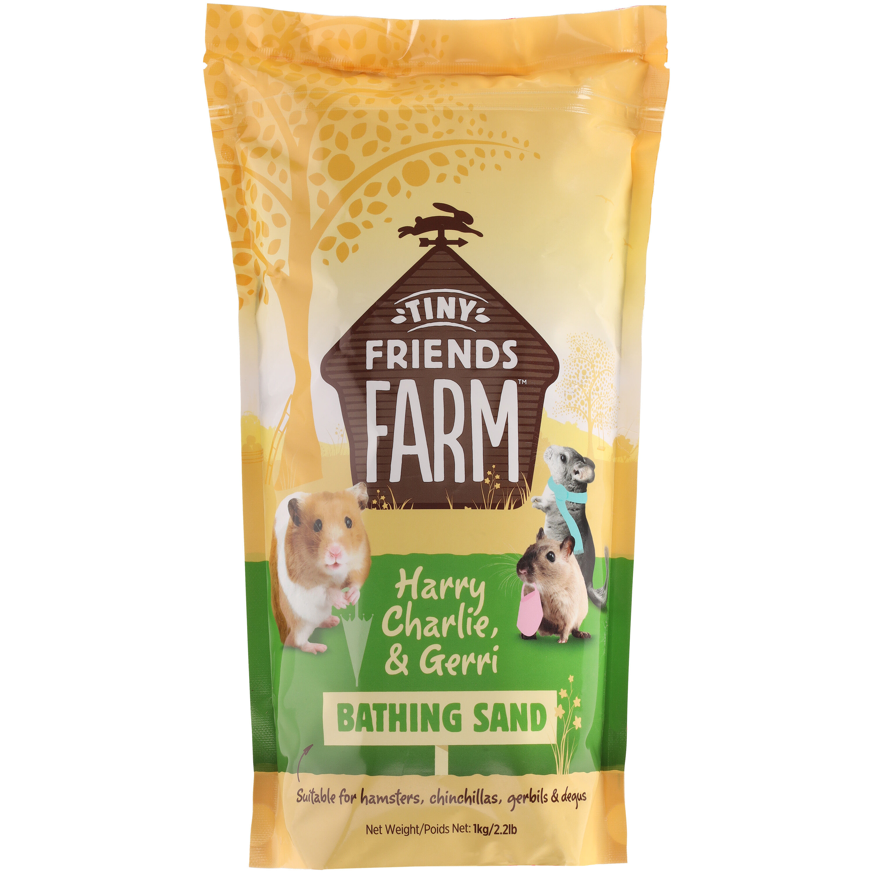 Tiny Friends Farm Charlie Chinchilla Sand - Bodembedekker - 1.5 Liter