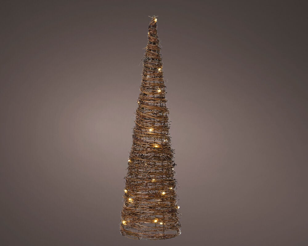 Lumineo LED Piramide - Kerstverlichting - 30 - Bruin / warm wit