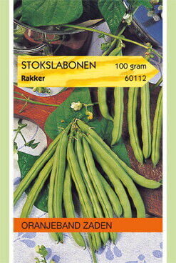Oranjeband zaden Stokslabonen Rakker - Groentezaden