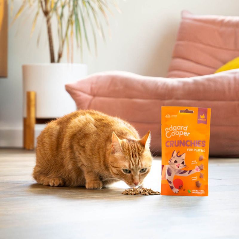 Edgard & Cooper Crunchies - Kattensnack - 50 Gram - kip