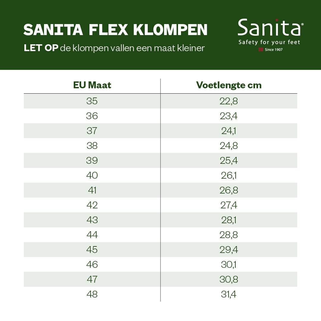 Sanita Flex 314 Fruity Aardbei - Klompen - Rood / Wit - 38