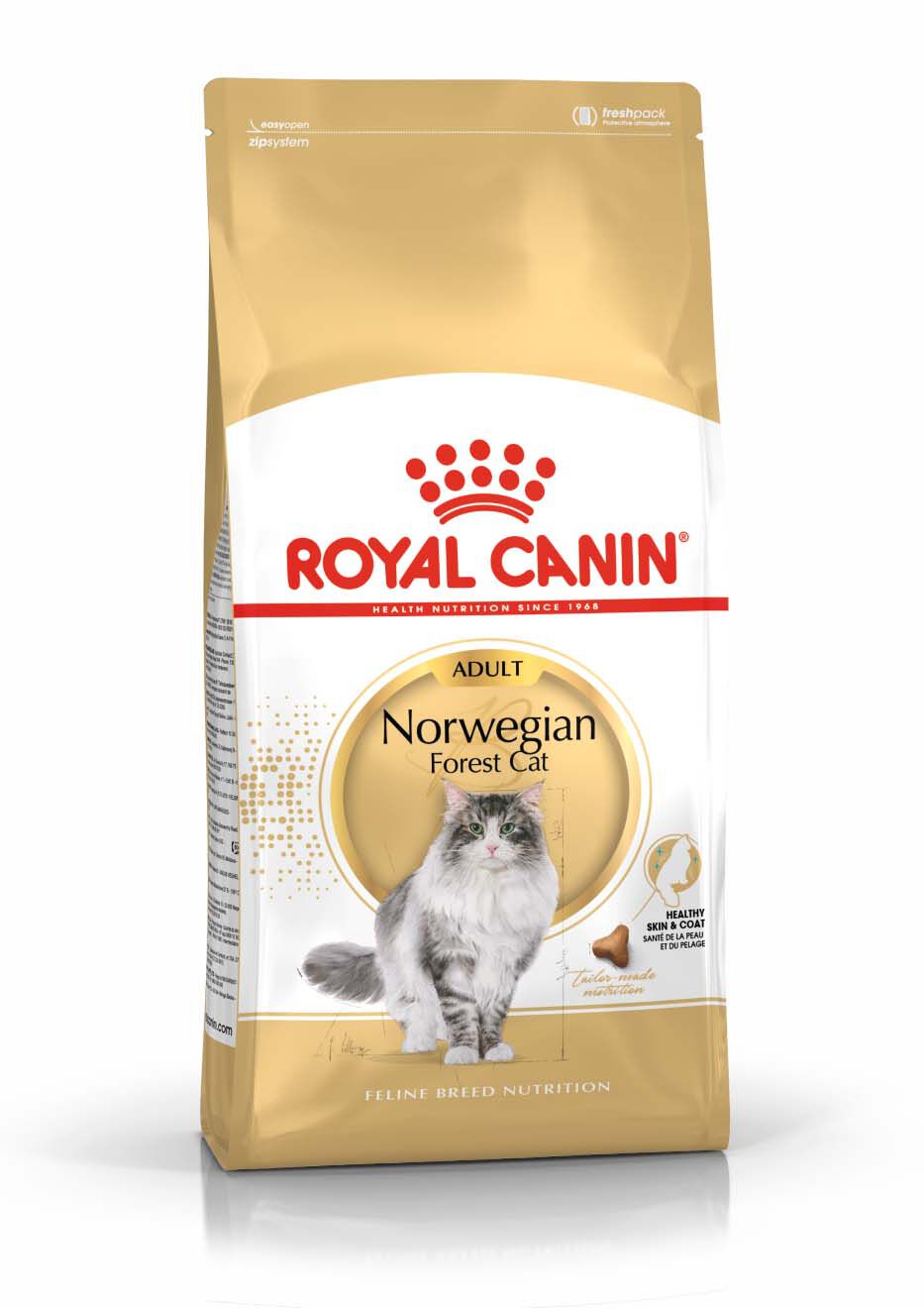 Royal Canin Noorse Boskat Adult - Kattenvoer - 10 Kilogram - Gevogelte