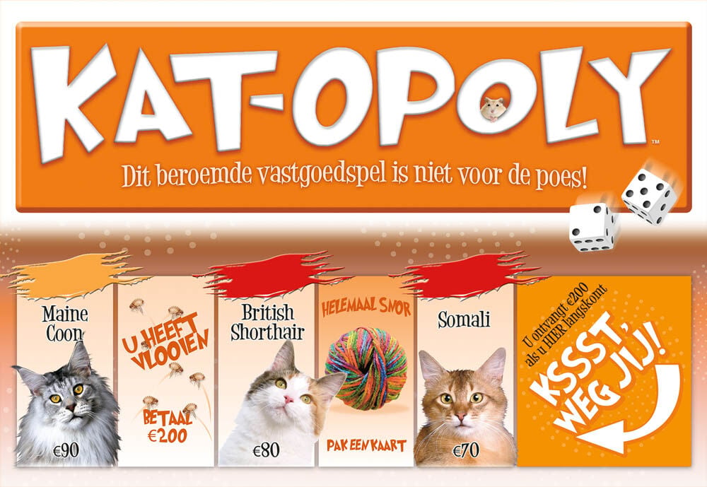 Late For The Sky Kat Opoly - Bordspel Late For The Sky Kat Opoly - Bordspel