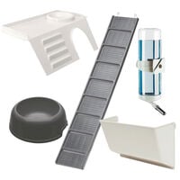 Ferplast Rabbit 120 Dubbel - Konijnenkooi - Grijs - 117x58 cm