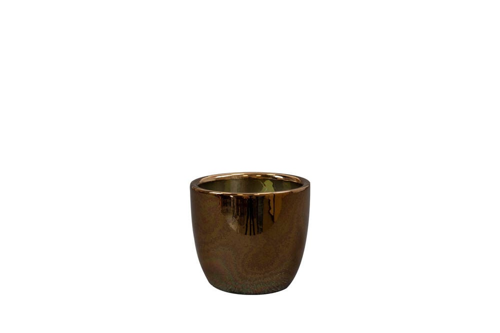 TS COLLECTION Sven - Bloempot - Goud - 8 cm TS COLLECTION Sven - Bloempot - Goud - 8 cm