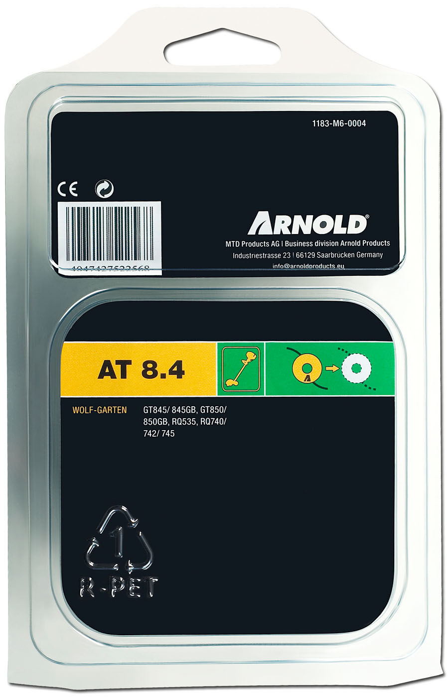 Arnold AT8.4 1.5mmx2x6m - Trimmerspoel - 600 cm