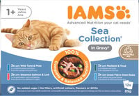 IAMS Sea - Delights - 12x85 gram - 1020 Gram - zalm, vis