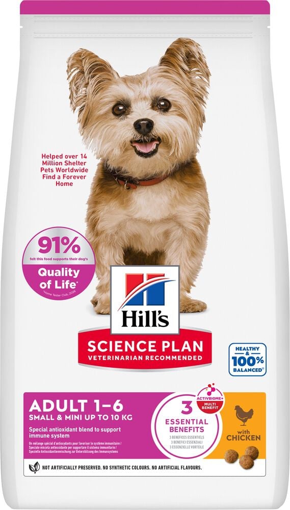 Hill's Science Plan Adult Small - Mini - Hondenvoer Hill's Science Plan Adult Small - Mini - Hondenvoer