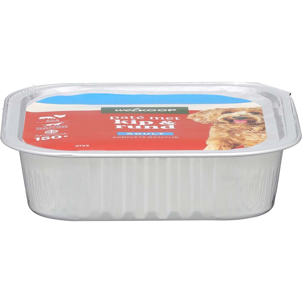 Welkoop Paté  - Hondenvoer - 150 Gram - rund