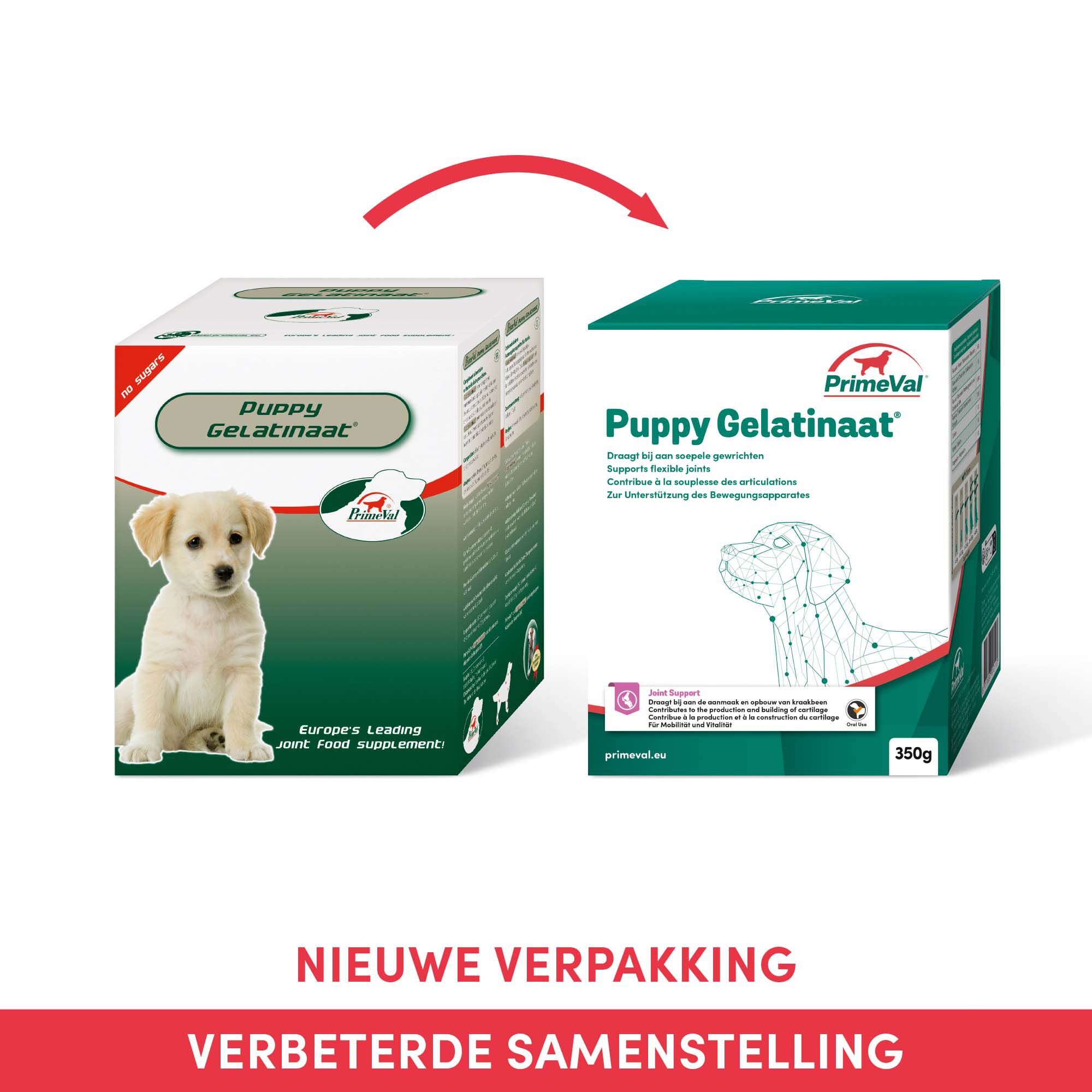 Primeval Gelatinaat Puppy - Voedingssupplement - 350 Gram