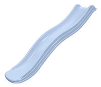 Swing King - Glijbaan - Pastel Blauw - Kunststof - 175 cm