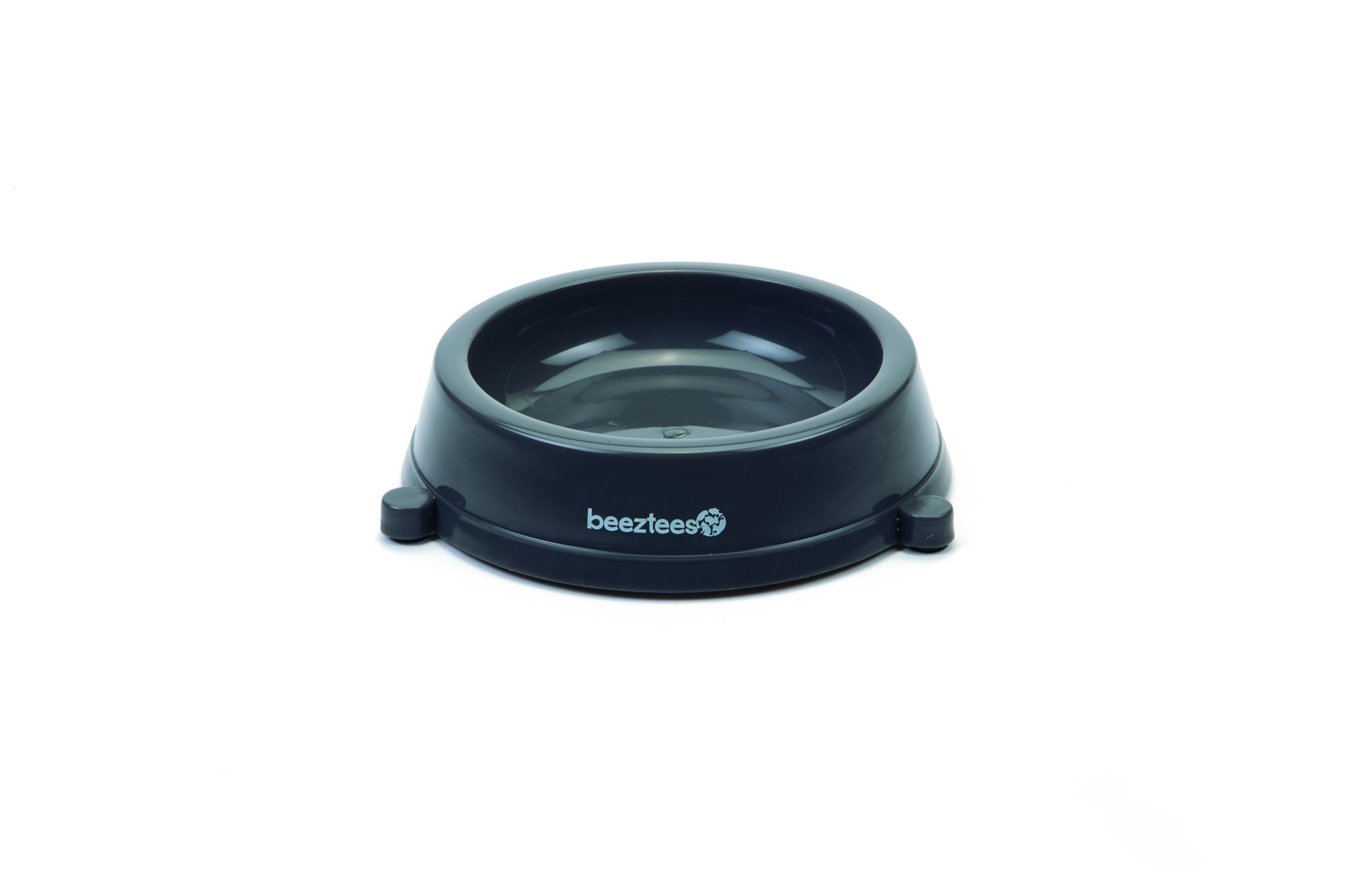 Beeztees Eetbak Antislip Kat - Voerbak - Antraciet - 3.5x16x17 cm - 12 cm