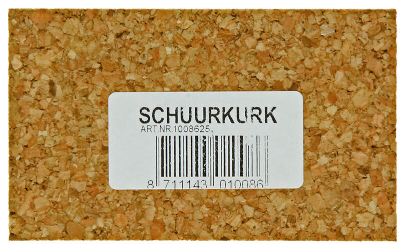 SAM - Schuurkurk - 2.5x10.5x6 cm - Bruin - 10 cm