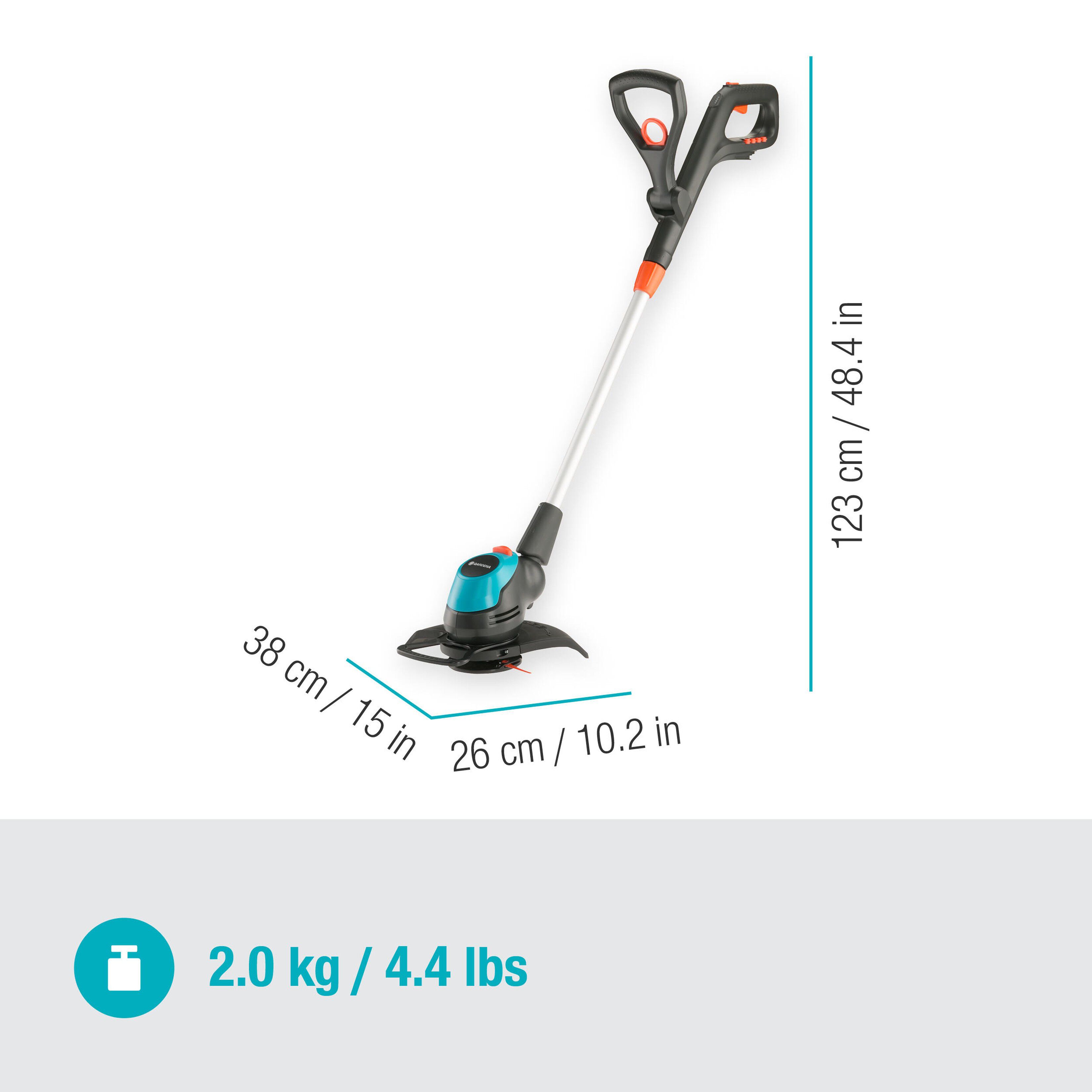 GARDENA EasyCut 23/18V P4A solo - Accu-trimmer (excl. accu en lader)