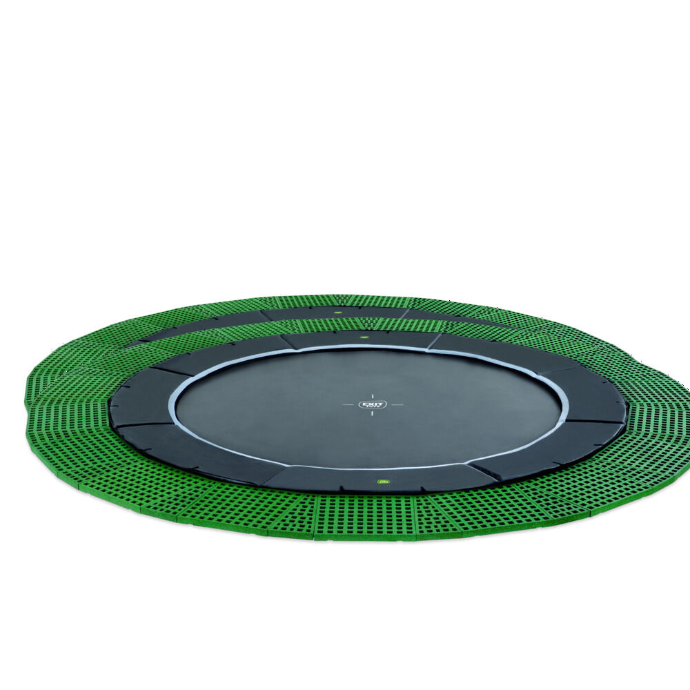 Exit Dynamic - Groundlevel trampoline - Zwart - 427 cm Exit Dynamic - Groundlevel trampoline - Zwart - 427 cm