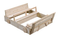 Swing King Auto - Zandbak - Geïmpregneerd fsc hout