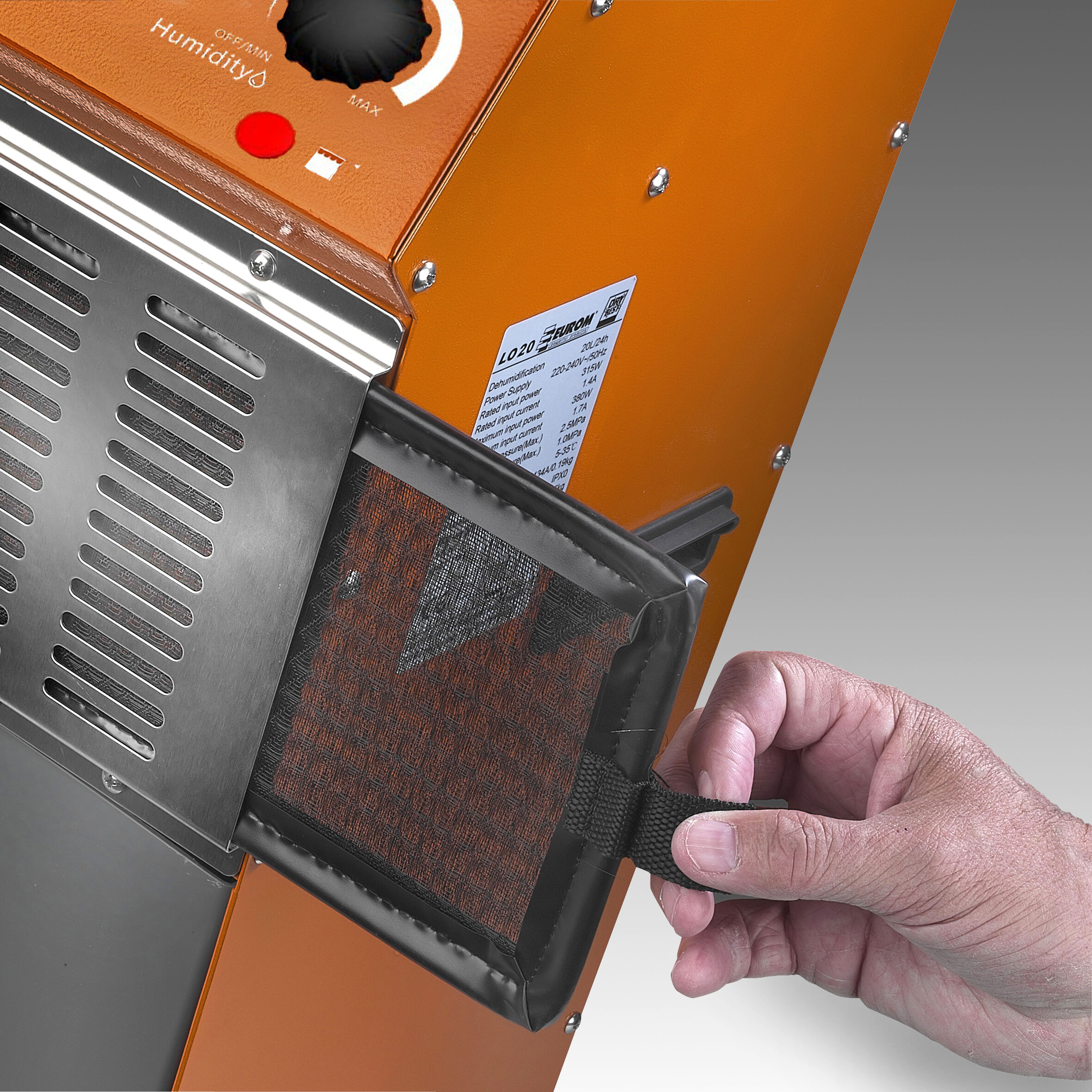 EUROM LO20 - Ontvochtiger - 20 l/24u