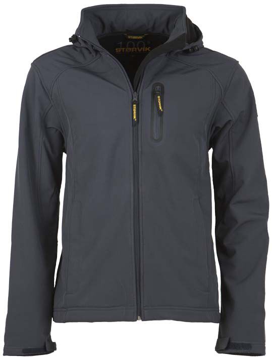 Störvik Napier - Softshell - Heren Jas - donkergrijs - M Störvik Napier - Softshell - Heren Jas - donkergrijs - M